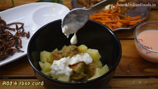 Aloo dum biryani recipe step 6