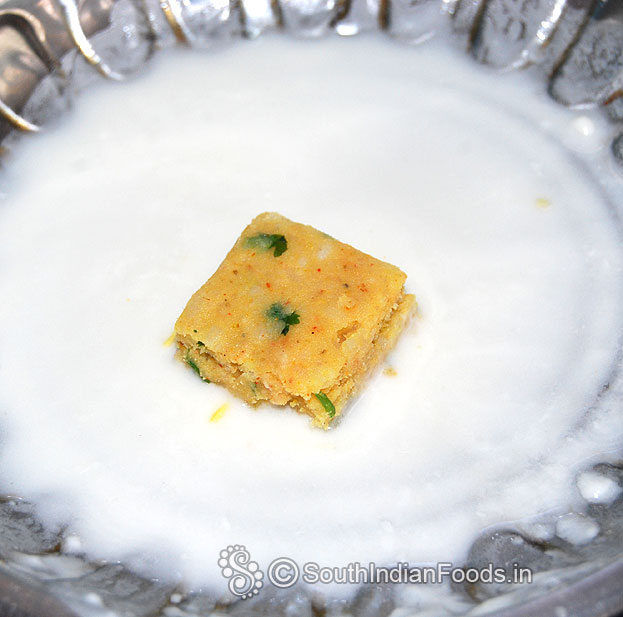 Dip in cornflour batter