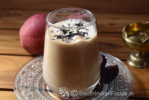Chocolate vermicelli milkshake