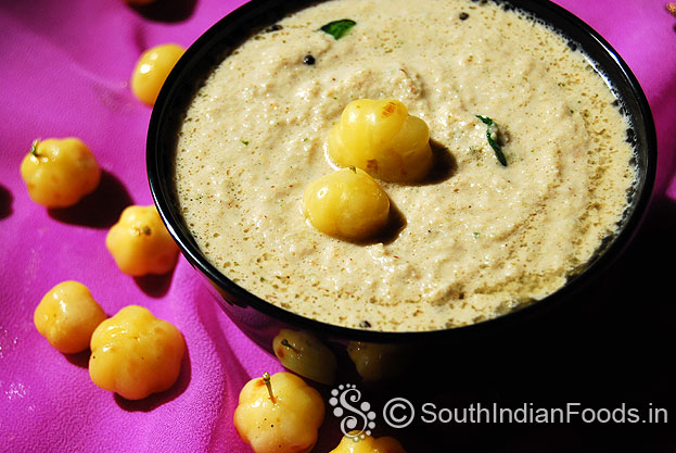 Instant nellika chutney