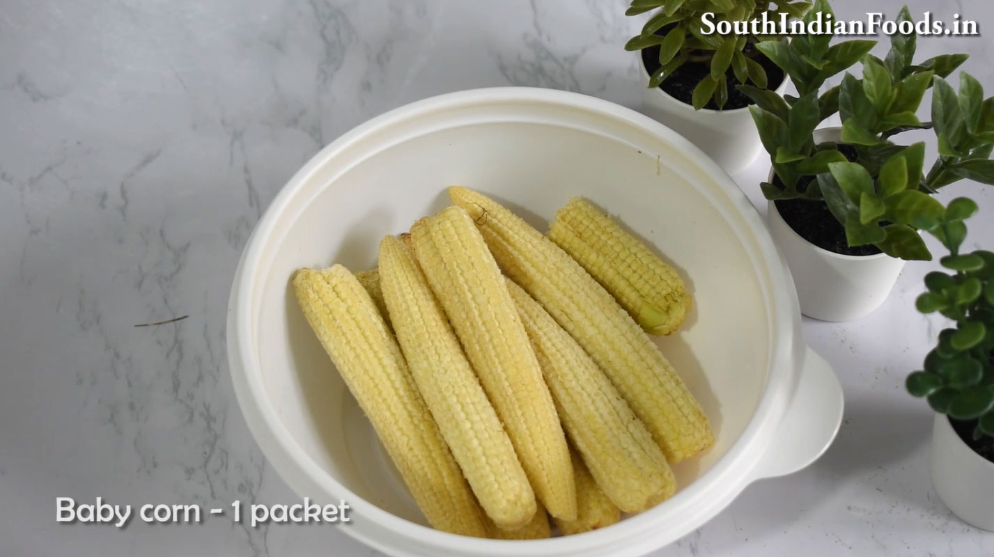 babycorn tikka fry
