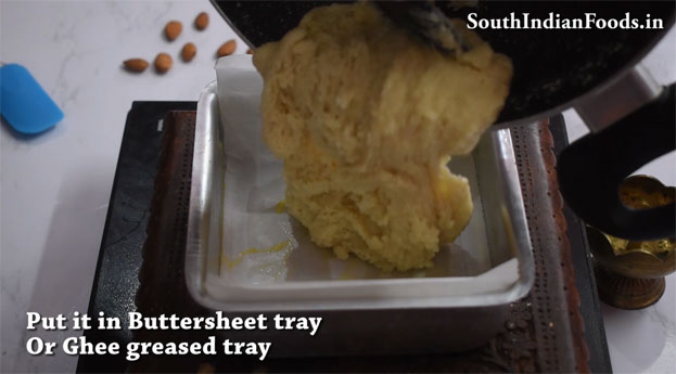 badam burfi recipe step 20