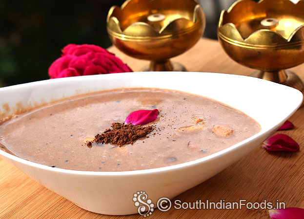 Chocolate badam kheer