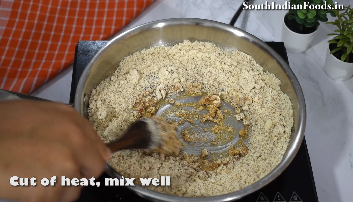 badam jaggery ladoo recipe step13