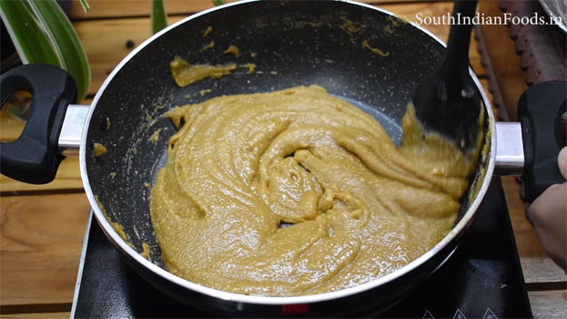 Badam jaggery katli step 29