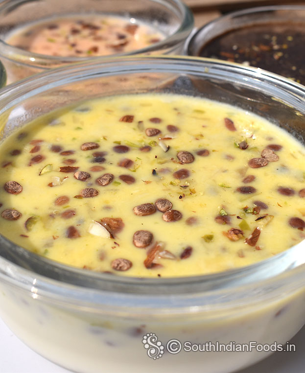 Basundi in 4 flavour