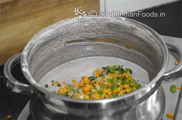Black rice paniyaram step 14