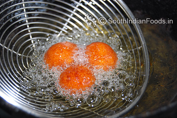 Now balls are ready[crisp and golden brown]