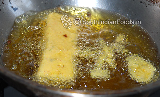 Heat oil deep fry till golden brown