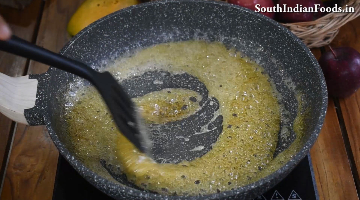 Caramel banana halwa