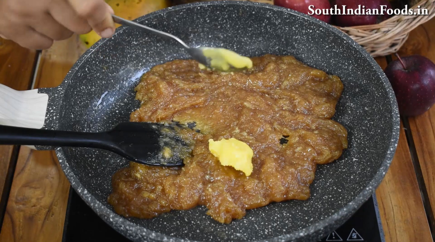 Caramel banana halwa