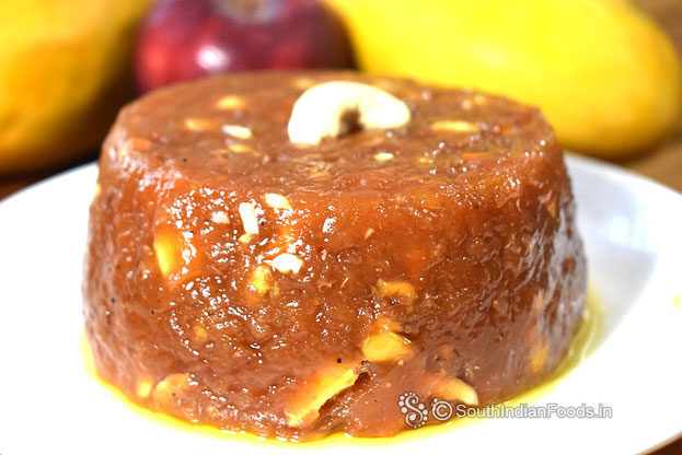 Caramel banana halwa