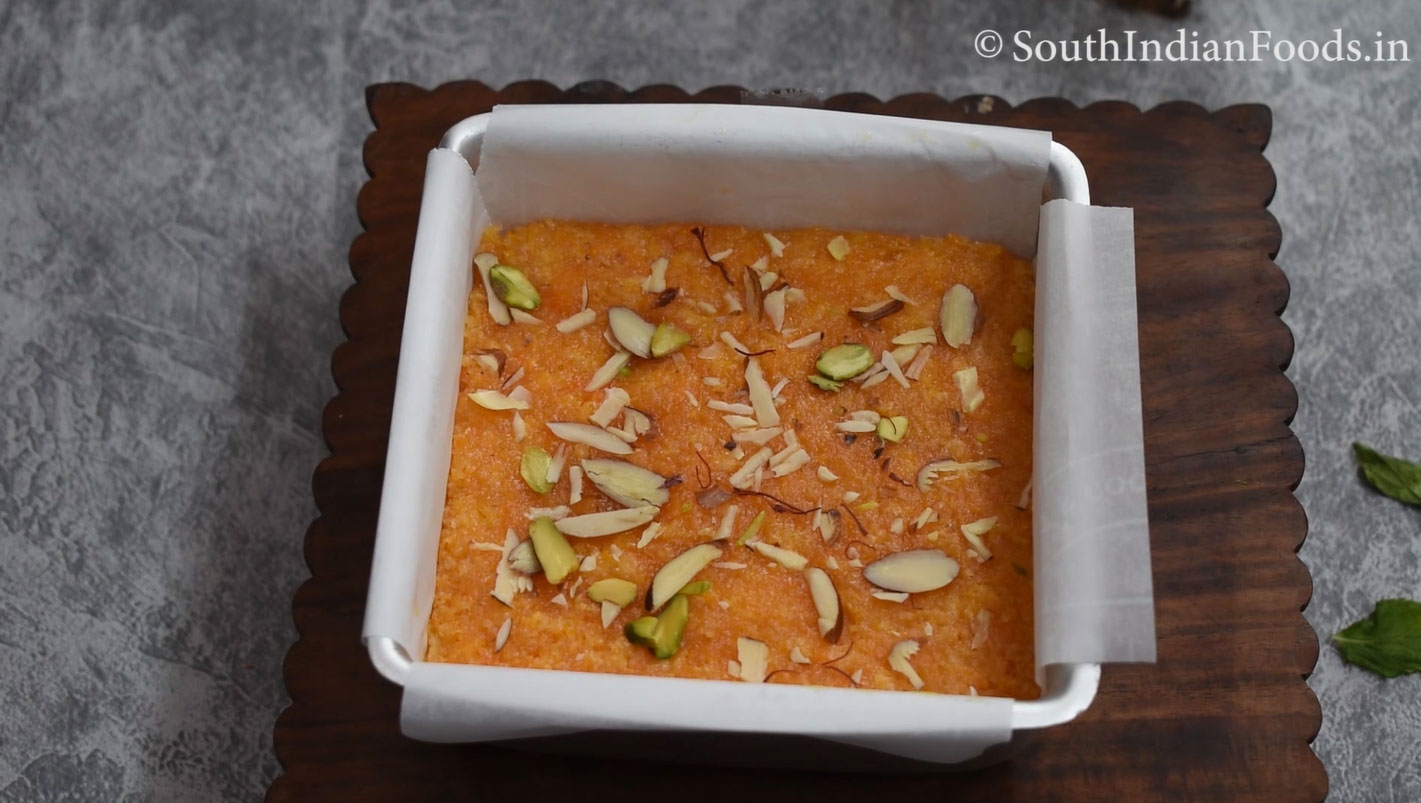Instant carrot burfi24