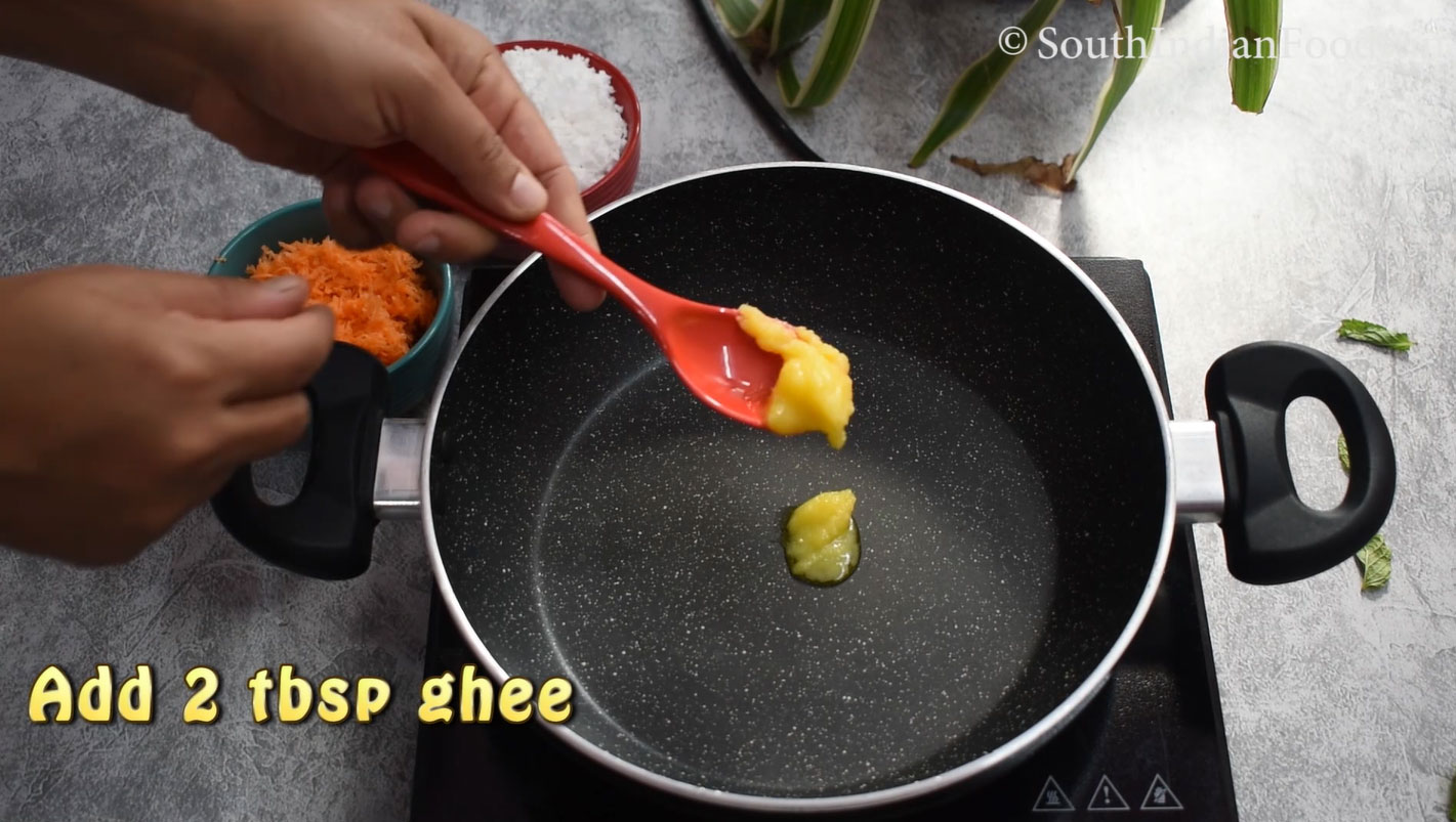 Instant carrot burfi2