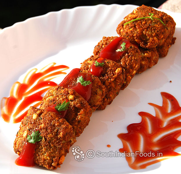 Carrot dal fritters
