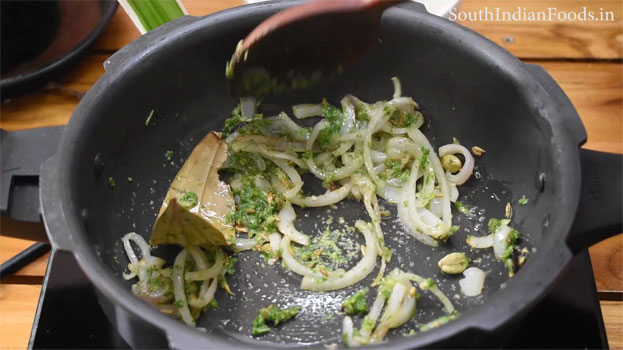 Chickpea sprouts biryani step 19