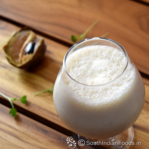 Sapota milkshake