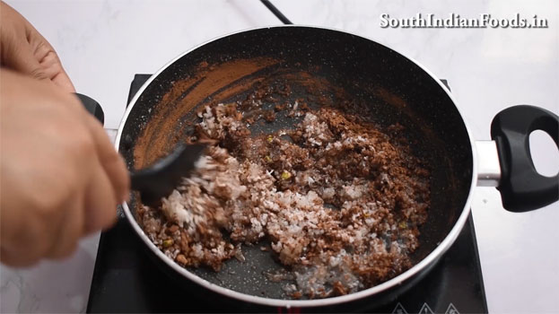 Chocolate Coconut burfi recipe step 13