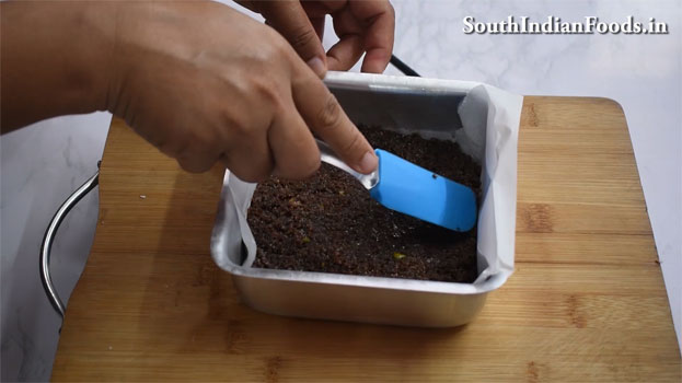 Chocolate Coconut burfi recipe step 17
