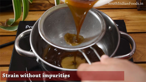 Chocolate jaggery Mysore pak step 11