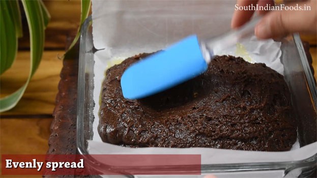 Chocolate jaggery Mysore pak step 22