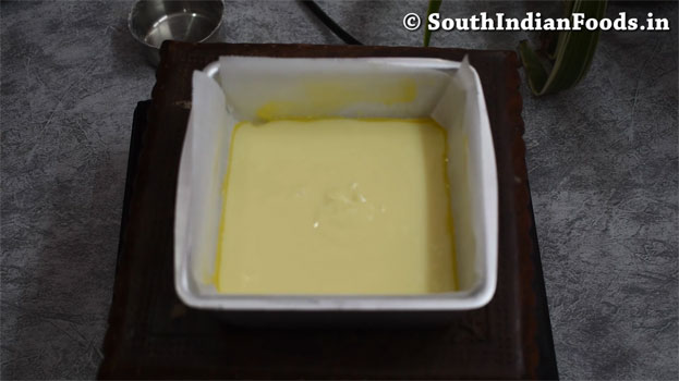 Chocolate vanilla burfi step 12