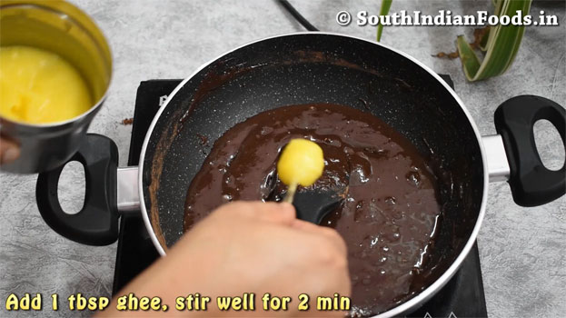 Chocolate vanilla burfi step 20