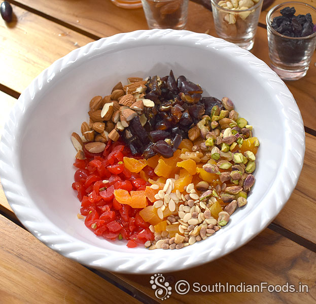 Add almond, melon seeds, chironji, pista