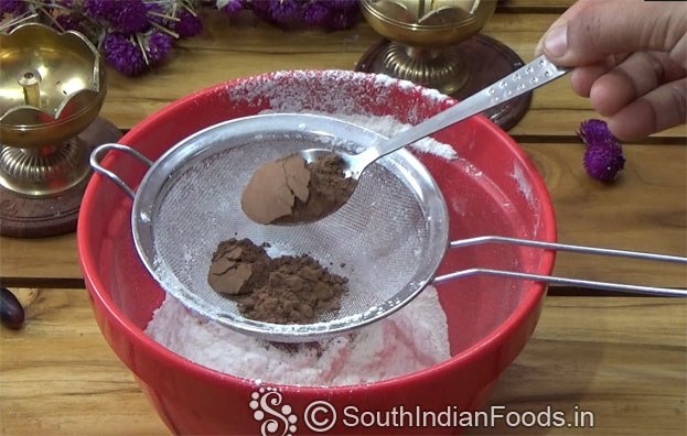 Add 2 tbsp cocoa powder