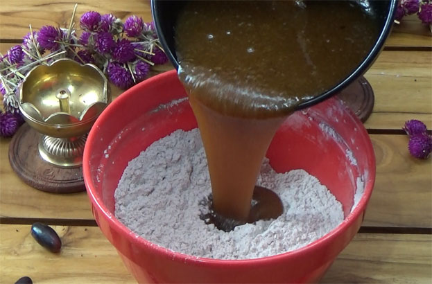 Add wet ingredient
