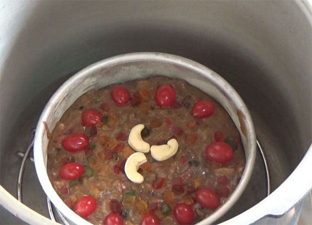 Place it in pre-heated pressure cooker, cover lid, cook for 45 min on low flame