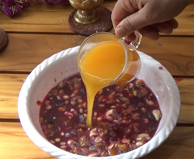 Add orange juice
