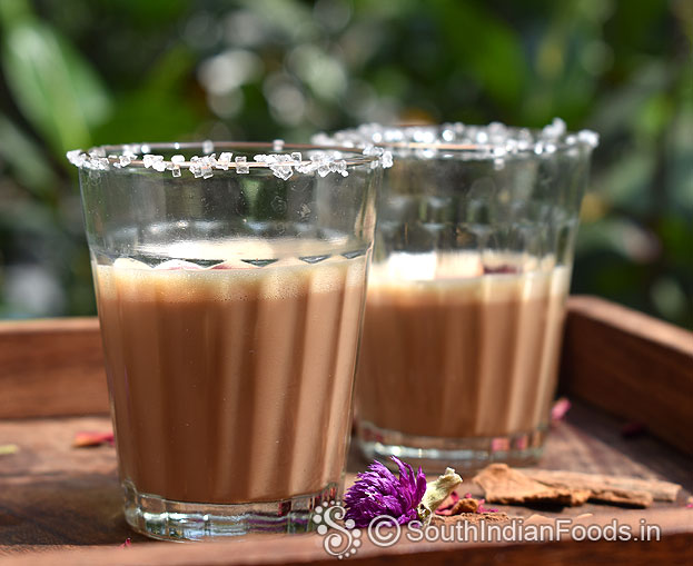 Dalchini gulab ki chai