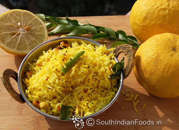 Delicious lunch box citron rice 