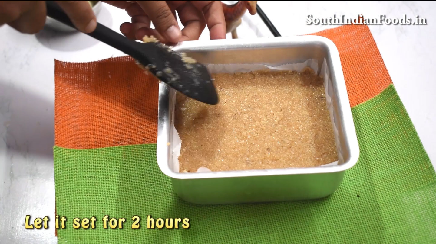 Coconut Jaggery Burfi