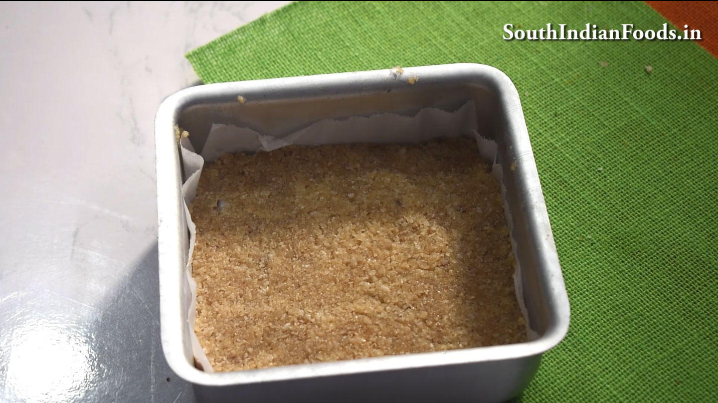 Coconut Jaggery Burfi