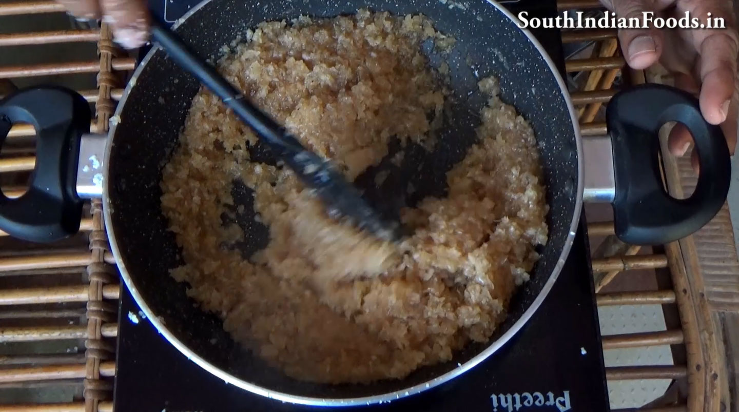 Coconut jaggery laddu
