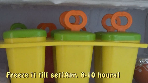 Freeze it till set