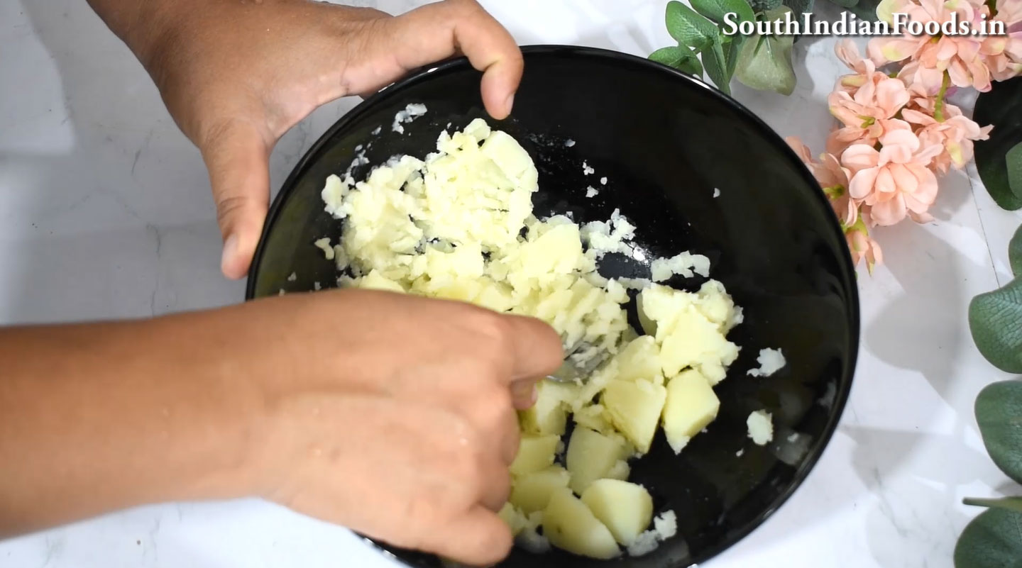 Crispy potato garlic bites