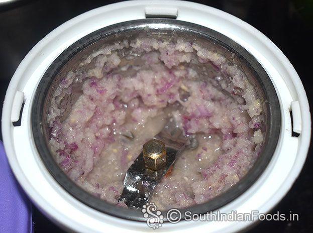 Onion, garlic & ginger mixture ready, keep it aside