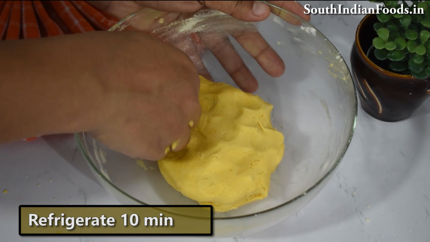 Eggless custard butter cookies