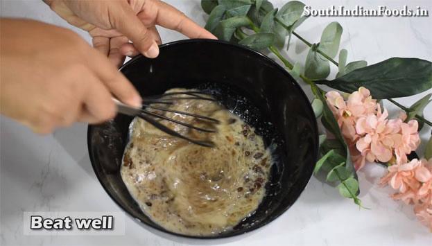 Eggless oats chocolate cupcake step 4