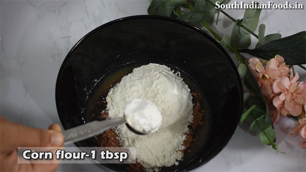 Eggless oats chocolate cupcake step 7
