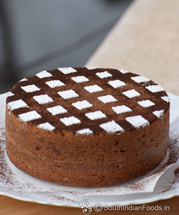 Spongy tutti frutti cake ready