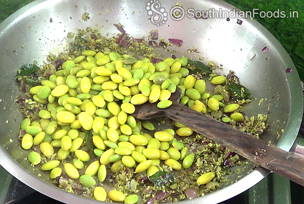 Add boiled field beans