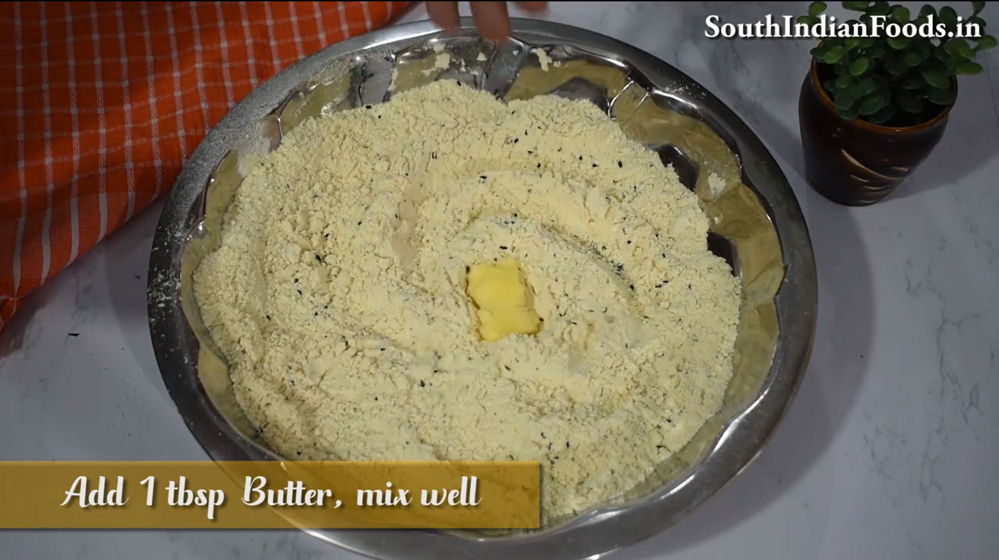  Gram flour murukku