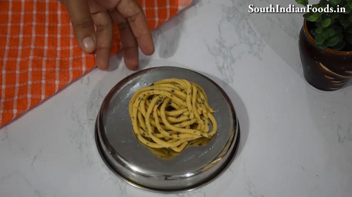  Gram flour murukku