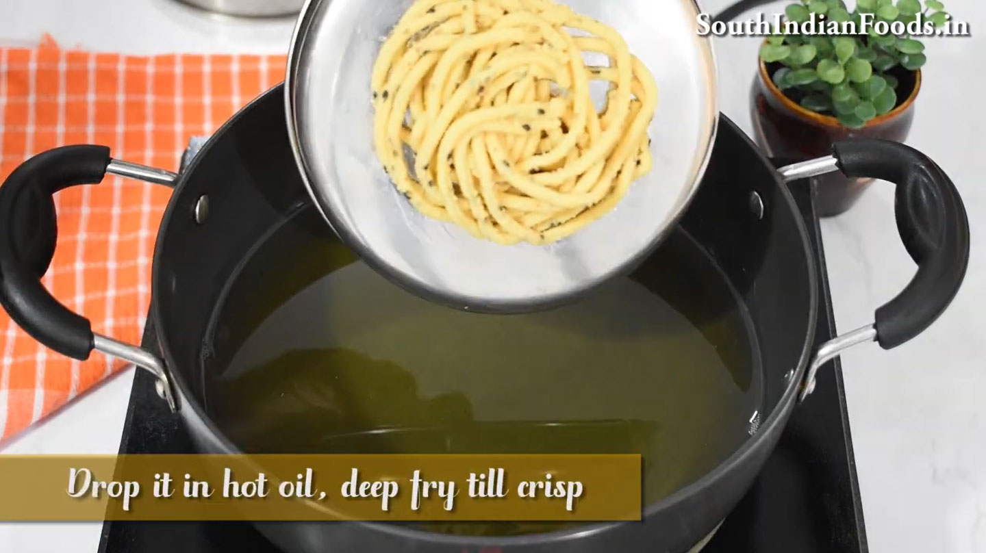 Gram flour murukku