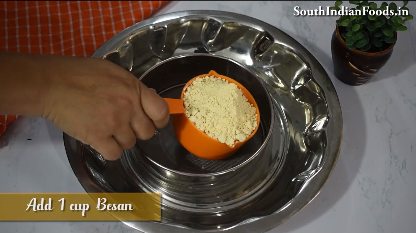  Gram flour murukku