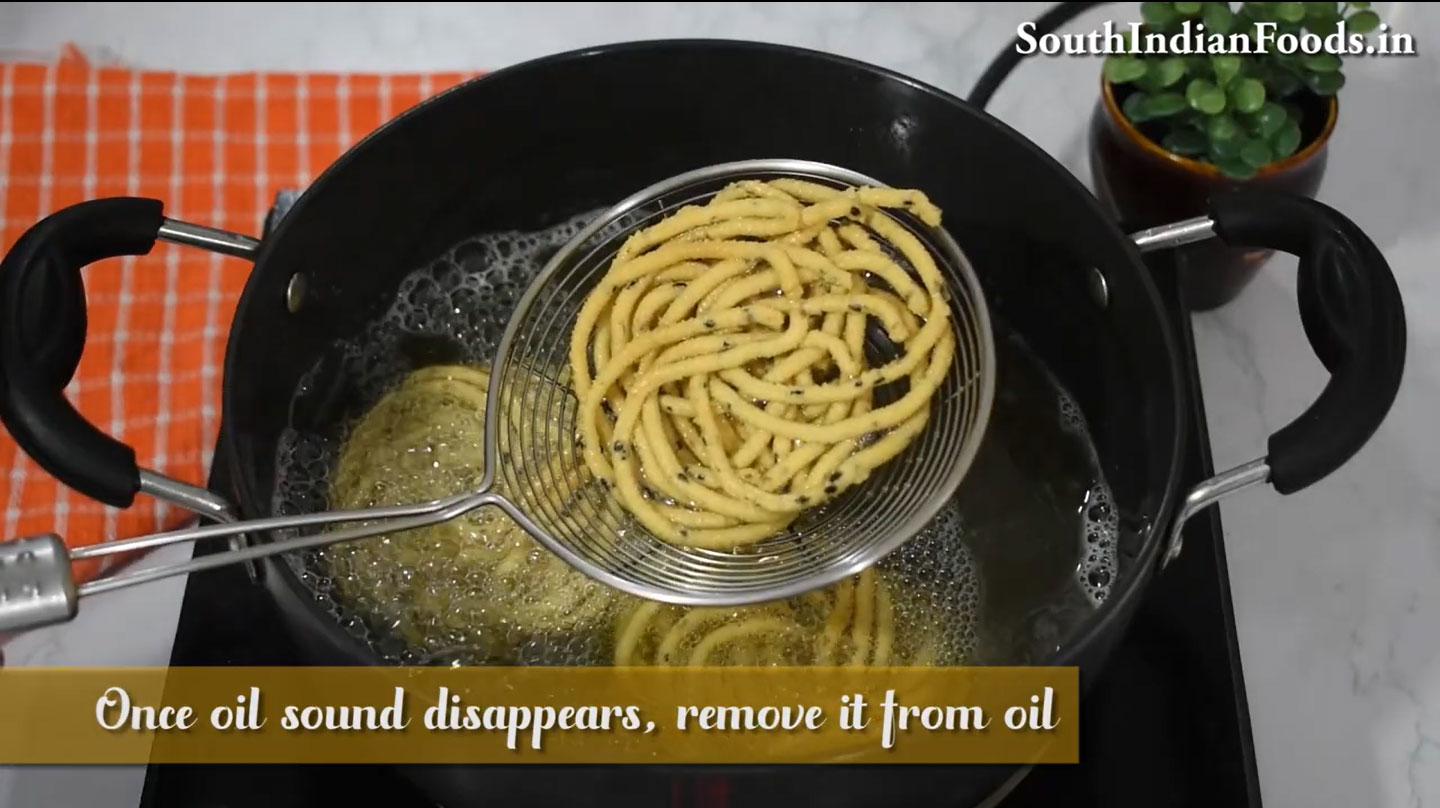  Gram flour murukku
